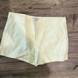 Gap pastel yellow shorts